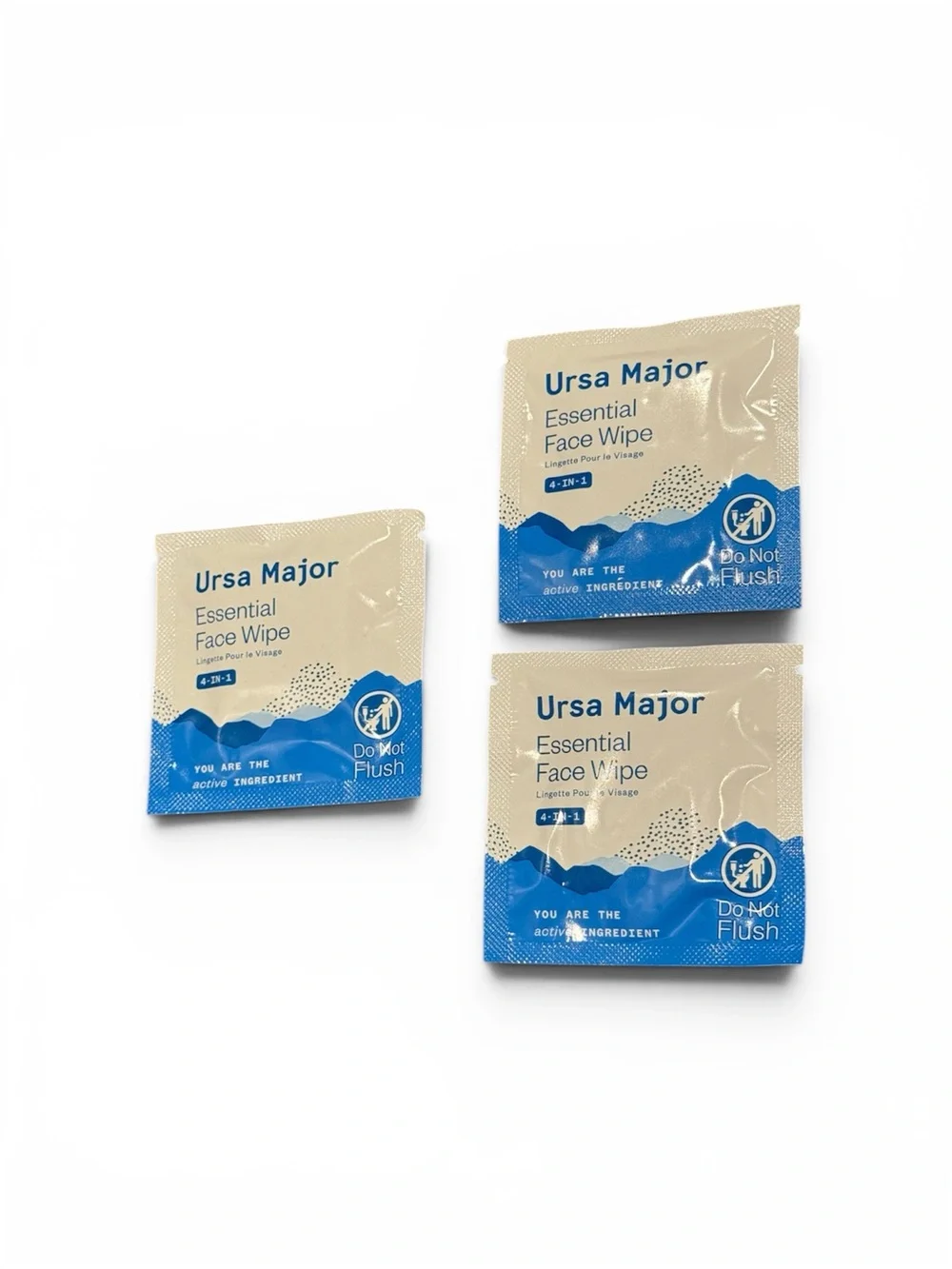 🌈4/$20 NIP Ursa Major Essential Face Wipes Trio Bundle 3x - Picture 1 of 6
